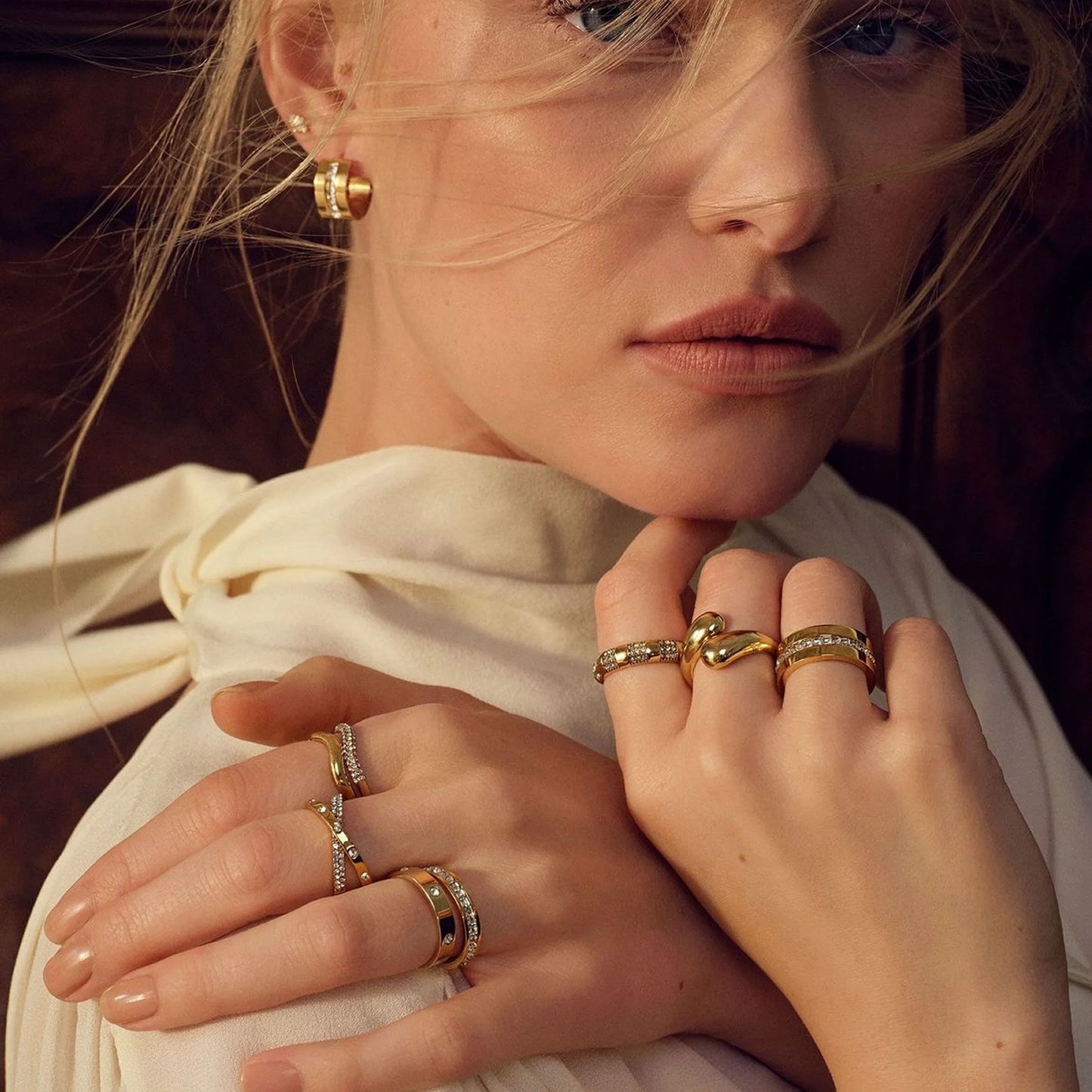 The Keeya – Marquise Cluster Halo Engagement Ring